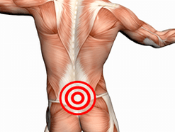 Comharthaí agus cóireáil osteochondrosis lumbar