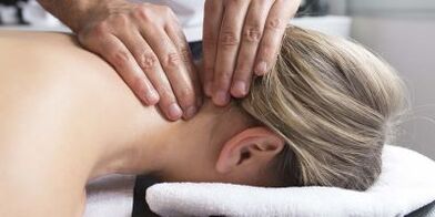 massage muineál le haghaidh osteochondrosis ceirbheacsach